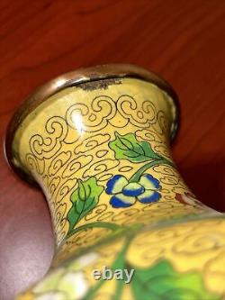 A 19t/20th Antique Chinese enamel Cloisonne big Vase 9.5