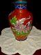 Antique Chinese Cloisonne Floral Bowl Censer Vase 3 Lovely