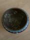 Antique Chinese Cloisonne Champleve' Enamel Metal Floral Bowl On Stand 8 Wide