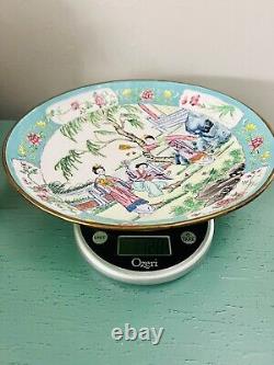 Antique Chinese Cloisonne Hand Painted Enamel Wares Over Copper Bowl 12 In