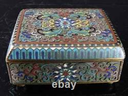 Antique Chinese Qinq Cloisonne Box