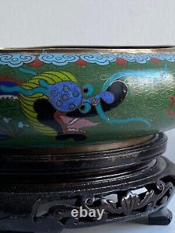 Chinese Cloisonne Bronze enamel Dragon Censer Republic period (1912-1949) China