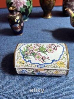 Chinese antique #1 1012 China Jingtai Blue Cloisonné Enamel Teapot 1 Vase