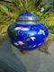 Japanese Cloisonne Pot With Lid Beautiful Colours Just Amazing