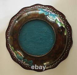 Large Chinese Republic Period Cloisonné Enamel Bowl / Basin (diameter 38.5 cm)