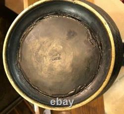 Large Vintage Japanese Champleve Bronze Cloisonne Doubled Handed Vase/ Urn