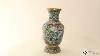 Vintage Chinese Cloisonn Enamelled Vases 20th C