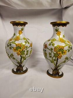Vintage/ antique chinese cloisonne vases