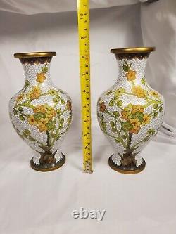 Vintage/ antique chinese cloisonne vases