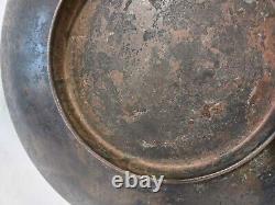 Assiette de charge de la dynastie chinoise des Ming en bronze et émail cloisonné de grande taille, 4,7 kg